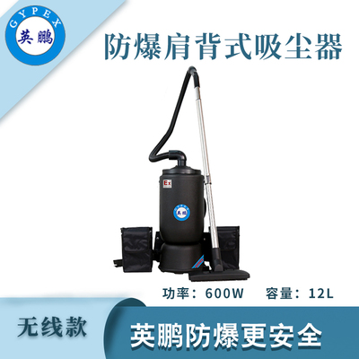英鹏肩背式防爆吸尘器-无线款12L