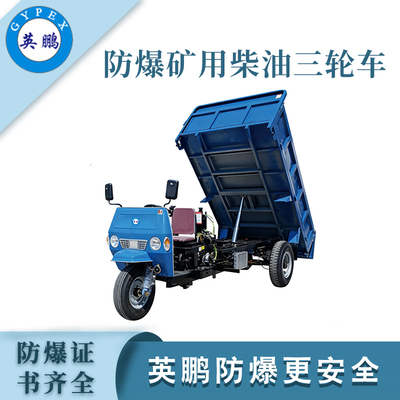 三开大货箱型防爆三轮车