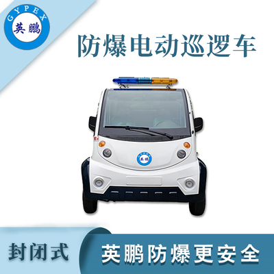 6-8座封闭防爆电动巡逻车