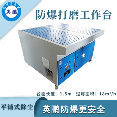 英鹏防爆平铺式打磨台-1.5m