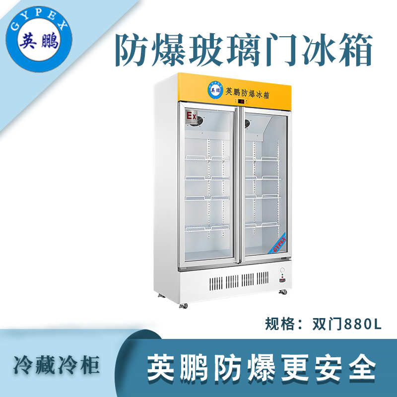 大富豪网址导航防爆双门冷藏冰箱-880L