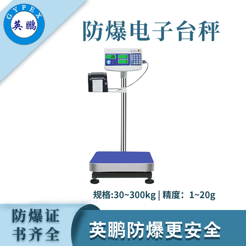 英鹏防爆打印电子台秤