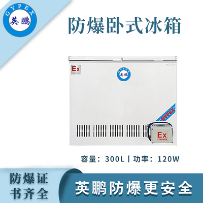 英鹏防爆卧式冰箱双门-300L